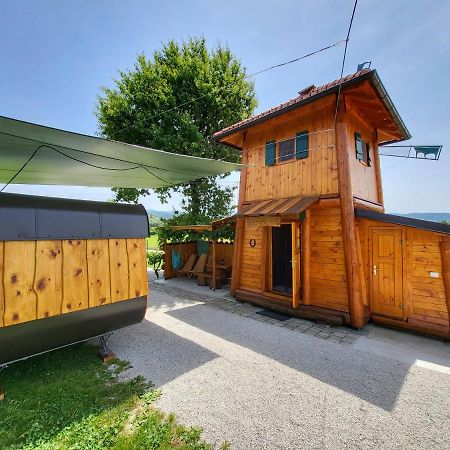 Villa Unique Wooden Holiday House In Nature Lukovica pri Domžalah Exterior foto