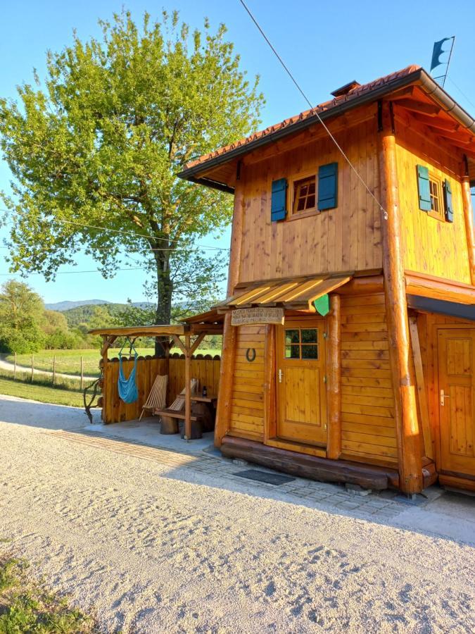 Villa Unique Wooden Holiday House In Nature Lukovica pri Domžalah Exterior foto