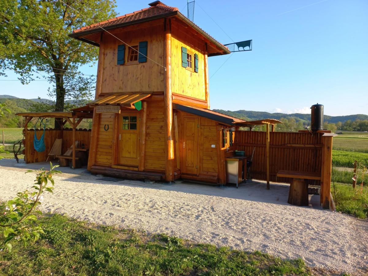 Villa Unique Wooden Holiday House In Nature Lukovica pri Domžalah Exterior foto